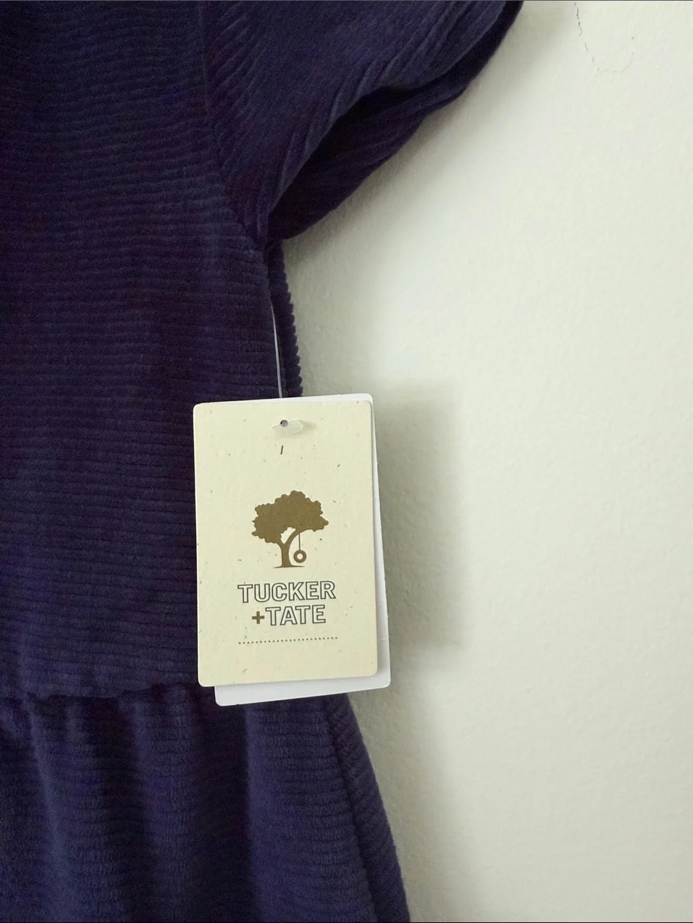 Tucker + Tate Deep Navy Corduroy Pocket Dress